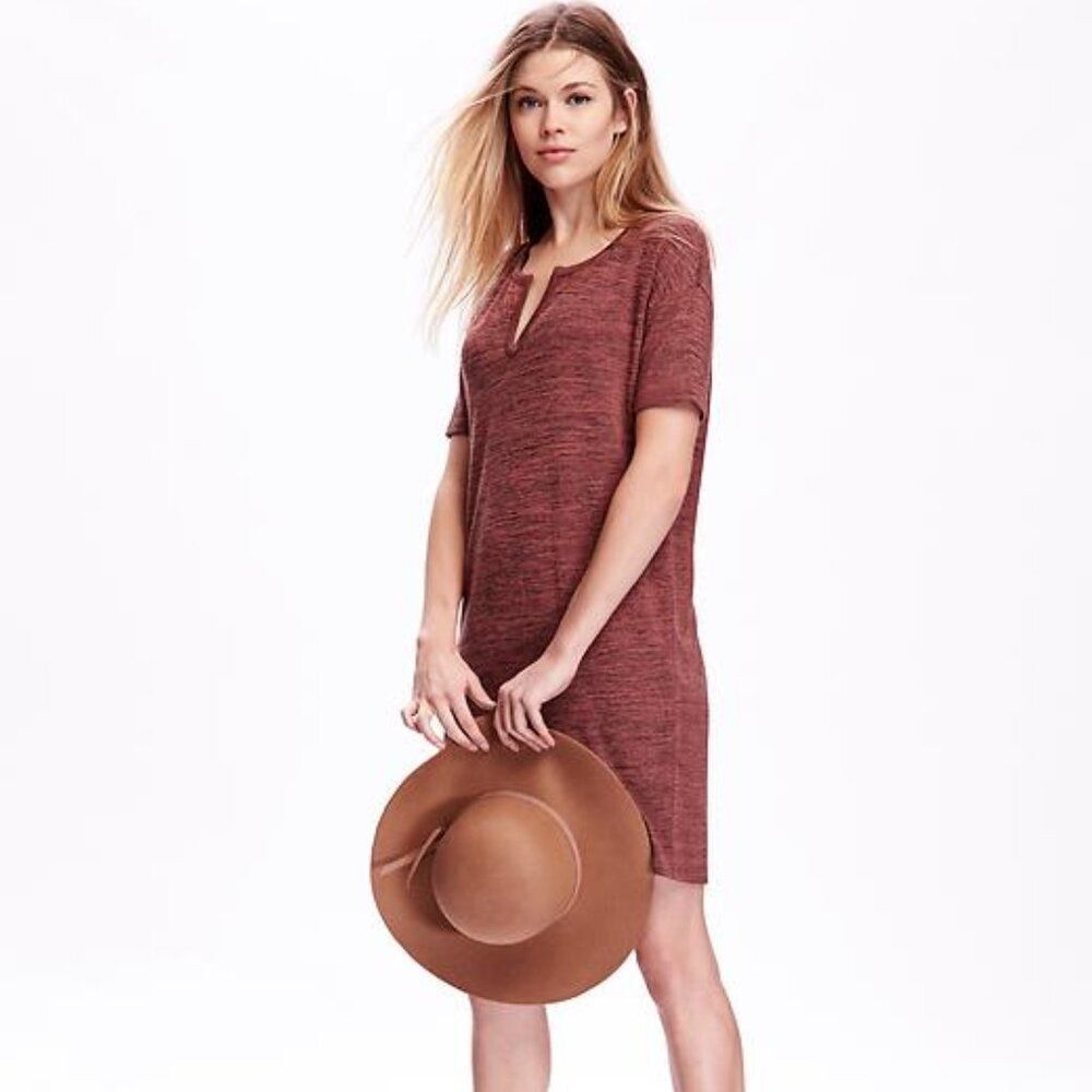 Old Navy Short-Sleeve Jersey Cocoon Dress - XS